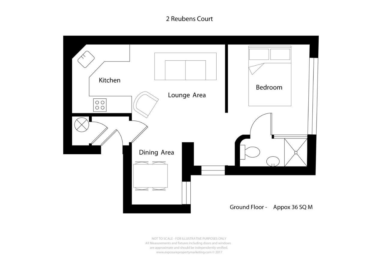 City Apartments - Reubens Court York Eksteriør billede