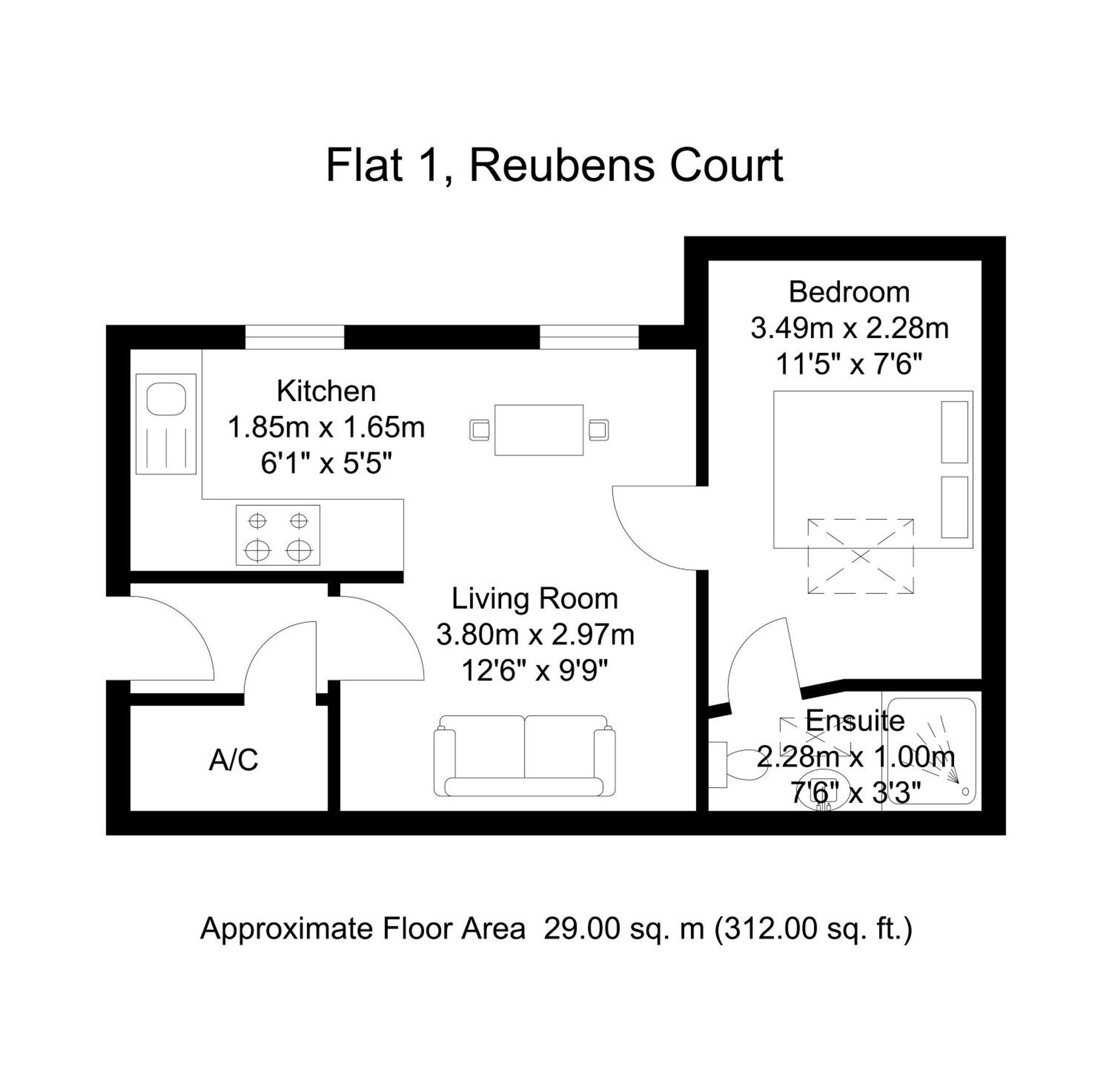 City Apartments - Reubens Court York Værelse billede